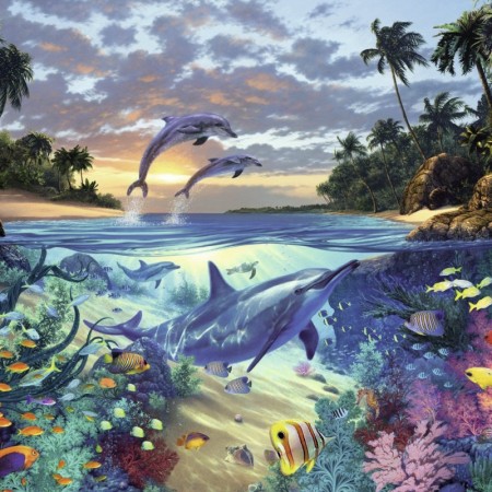 Puzzle Golful Coralilor, 1000 Piese Ravensburger - 1